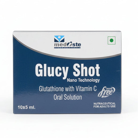 Glucy Shot Glutathione Vitamin C Liquid 10x5ml | Buy Online