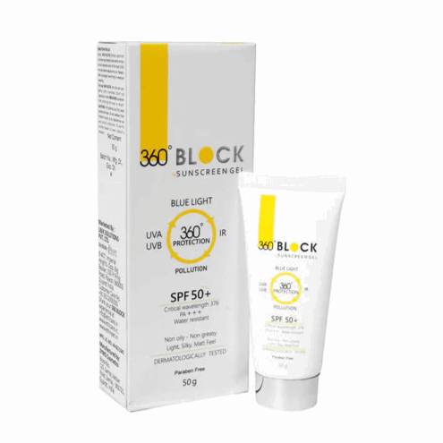 Ubik 360 Block Sunscreen Gel Spf 50+ 50 Gm