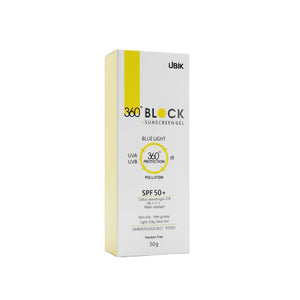 360 Block SPF 50+ Sunscreen Gel | Blue Light Protection |50g