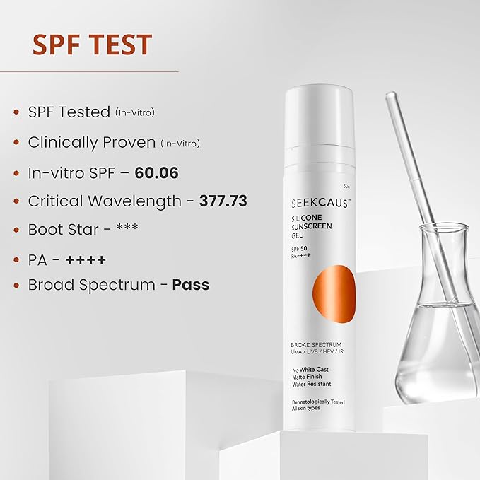 Seekcaus SPF 50 PA++++ Silicone Gel Sunscreen