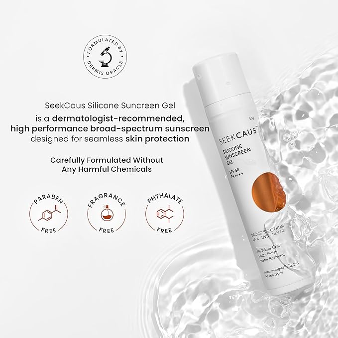 Seekcaus SPF 50 PA++++ Silicone Gel Sunscreen