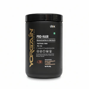 Yorgain Pro-Hair Plant Protein with Biotin & Zinc - Chocolate (400g)