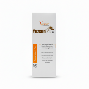 Yuzsun SPF 50 Sunscreen Gel, PA+++ Matte Finish, Water Resistant, 50g