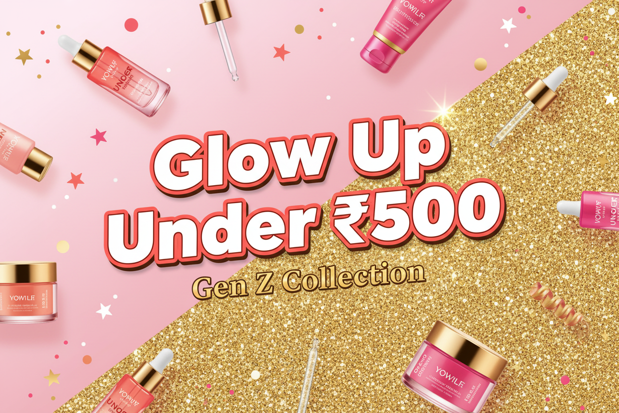 Glow Up Under ₹500 – Gen Z Beauty Collection at Medcart Healthcare. Shop premium skincare and haircare essentials at affordable prices.