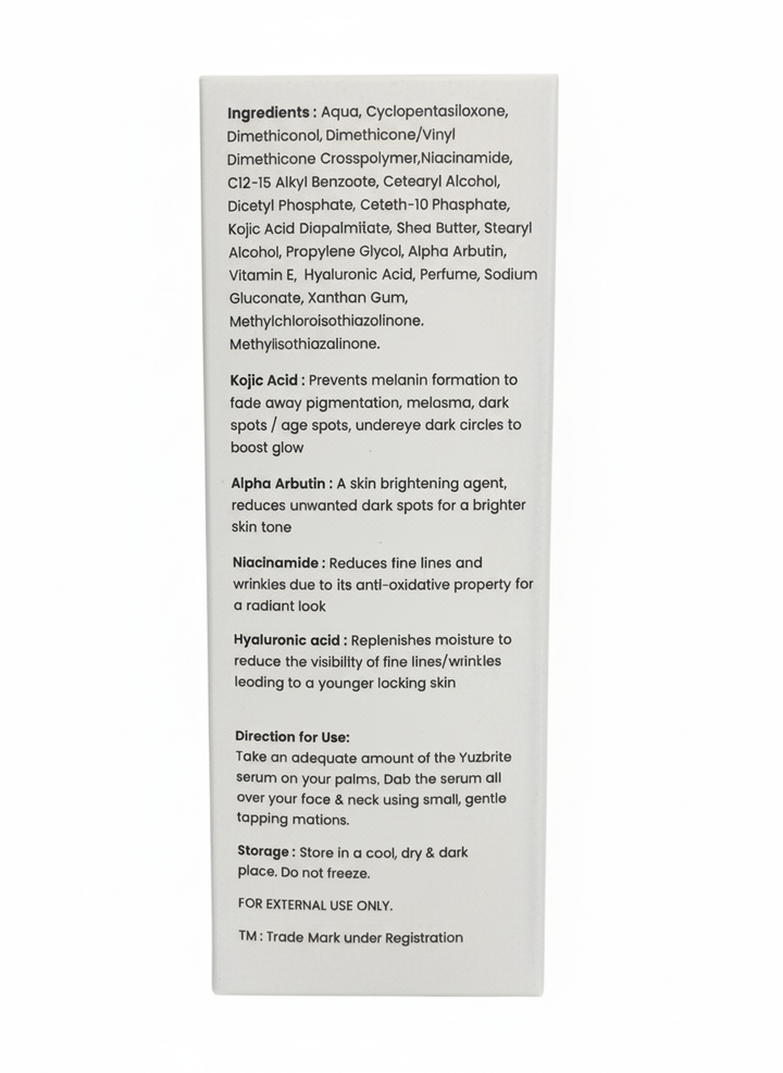 Yuzbrite Skin Serum 40 ML