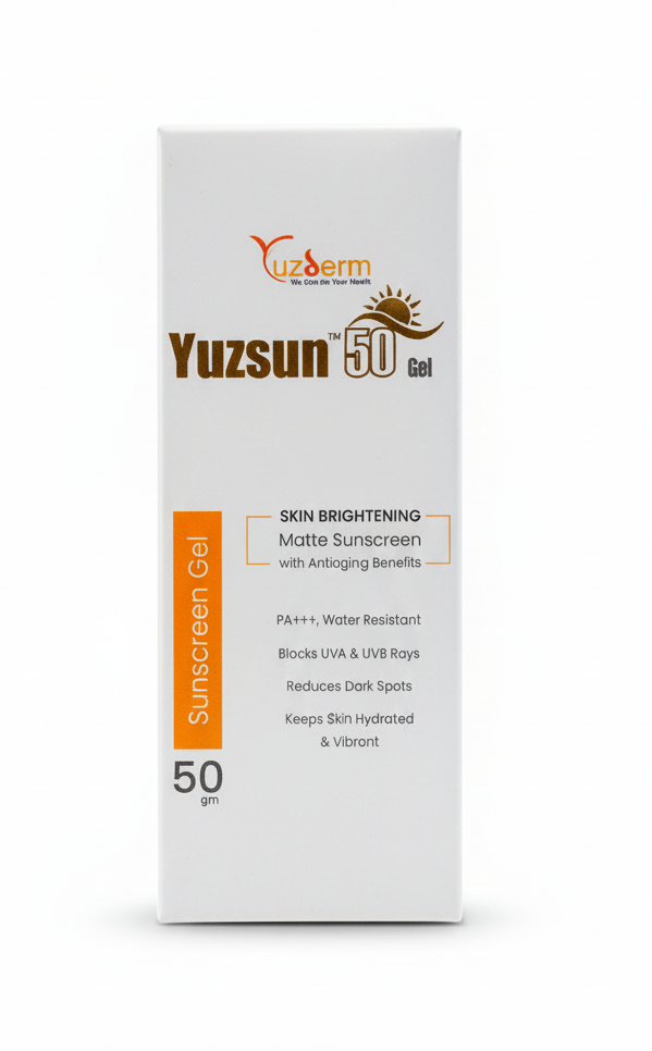 Yuzsun 50 Sunscreen Gel PA+++ | Matte Finish | Water Resistant