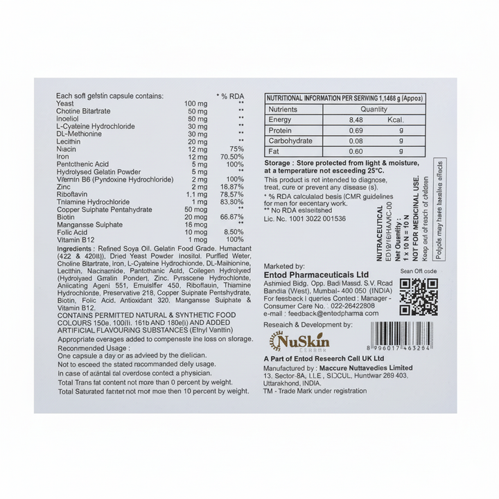 HairTamin Capsules - 30 Capsules