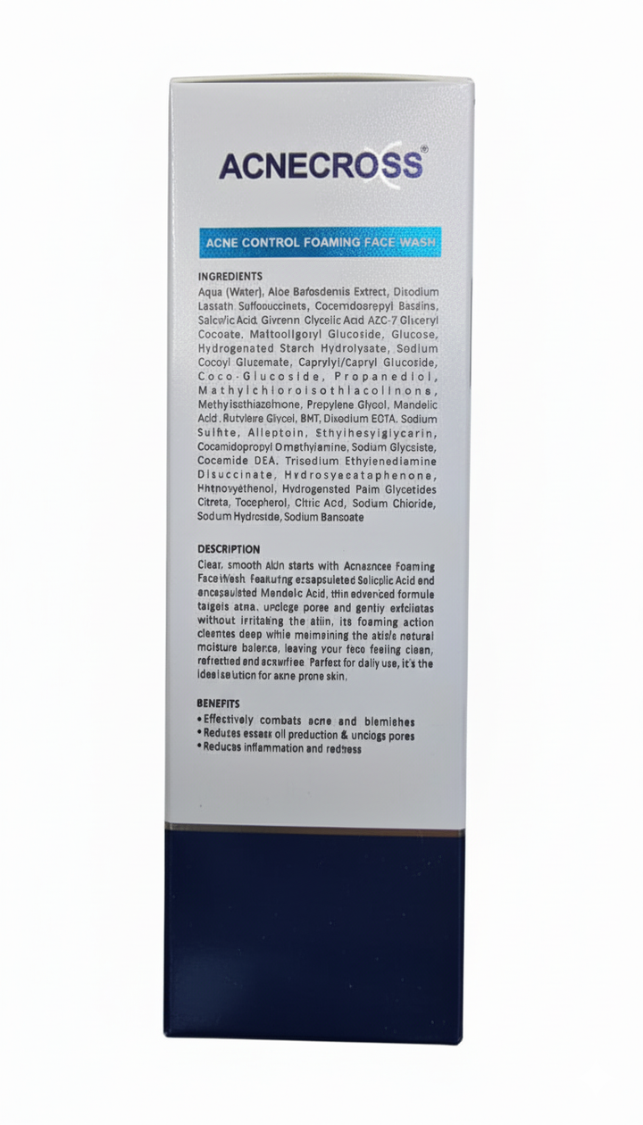 Acnecross Acne Foaming Face Wash 100 ml : Your Clear Skin Solution