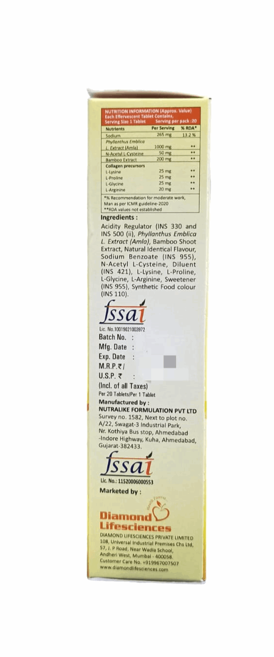 Fair C 1000 Effervescent Tablet - 20 Tablets