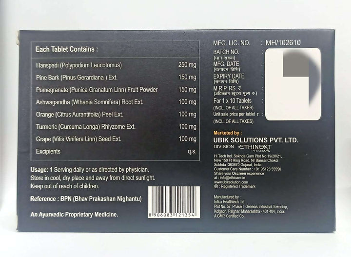 Oscreen Tablet – 10 Tablets