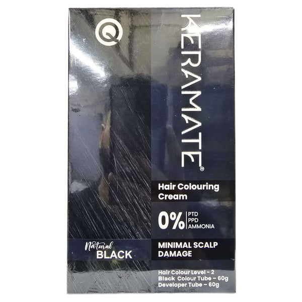 Keramate Hair Colouring Cream Natural Black