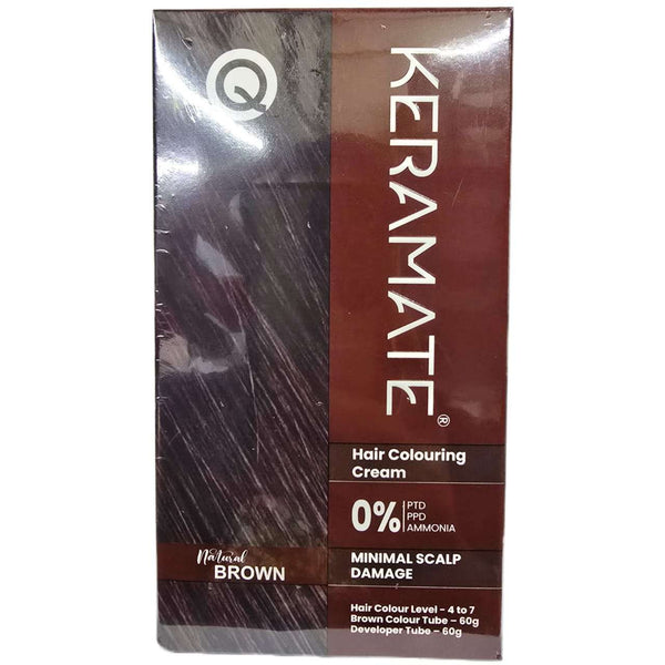 Keramate Hair colour natural BROWN
