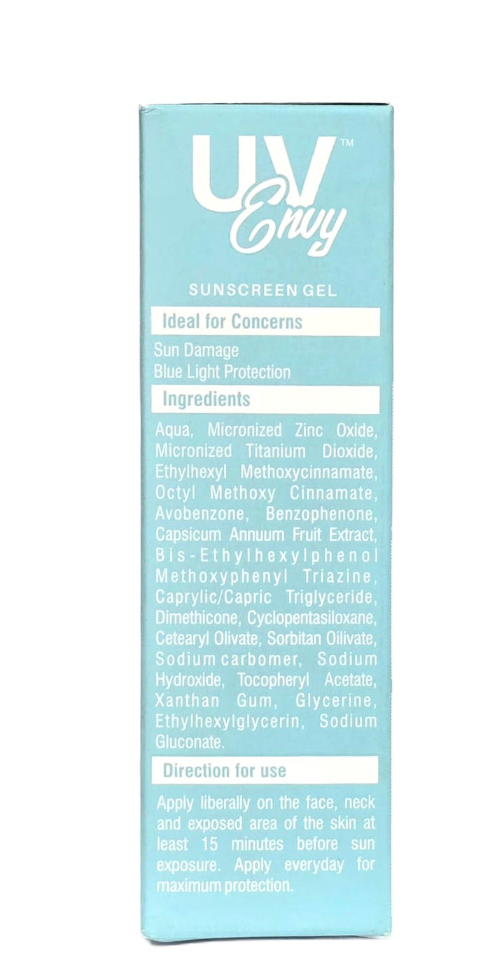 Uv Envy Sunscreen Gel Spf 50 Blue Light Protection 60 gm
