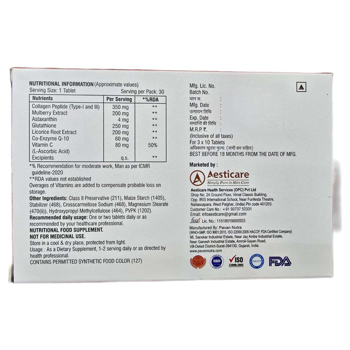 Stglow Lite Tablets – 30 Tablets