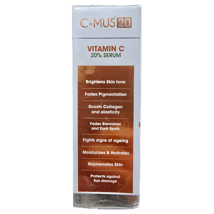C Mus 20 Vitamin -C 20 % Serum | 20 ML | No Parabens , No Silicones