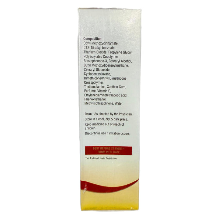 Yuzsun 40 Spf Sunscreen Cream 50GM