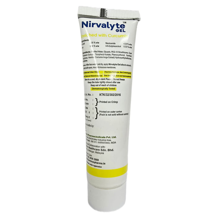 Nirvalyte Depigmenting Gel 30 gm - MedCart Healthcare