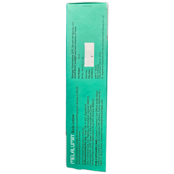Melalumin Body Lotion 50 Ml Brightening and Deep Moisturization