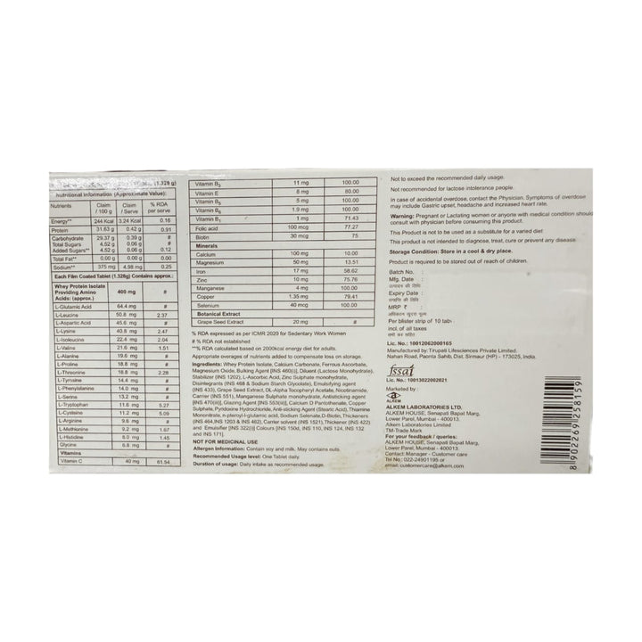 Renocia Tablet – Pack of 30 Tablets