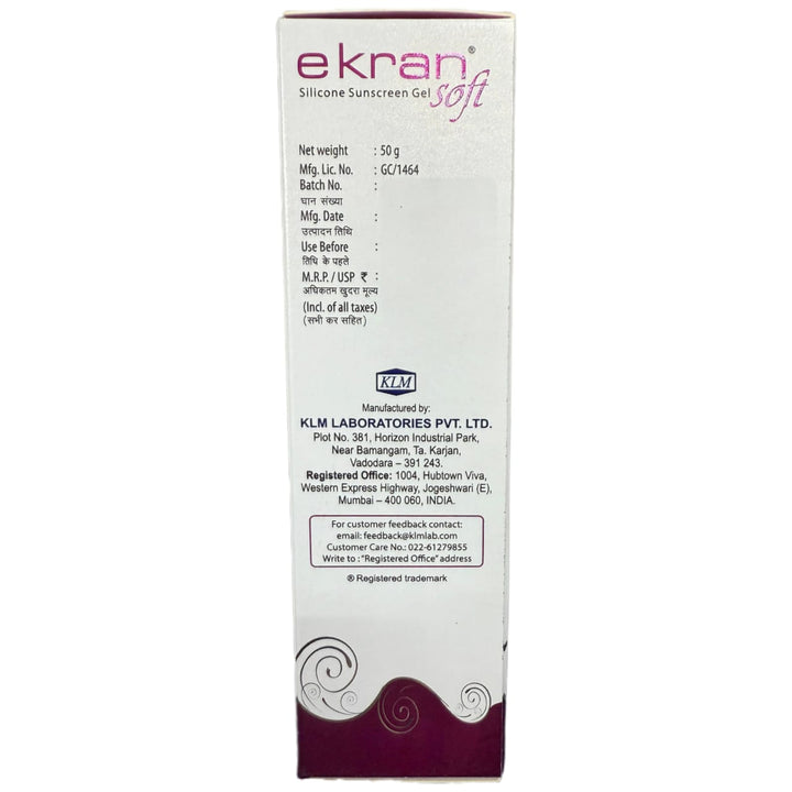 Klm Ekran Soft Silicone Sunscreen Gel SPF 50+ | Matte finish
