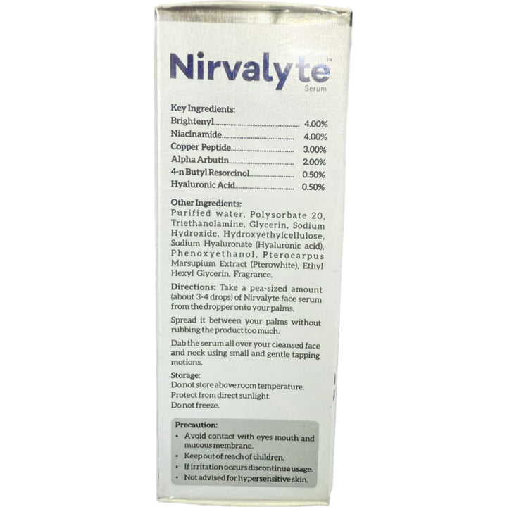 Nirvalyte Serum | Brightens & Fades Dark Spots | 25 ML