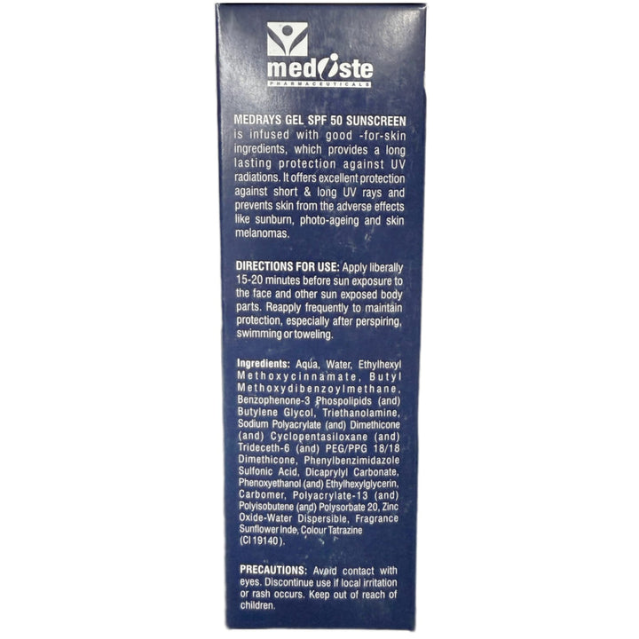 Medrays Gel SPF 50 Sunscreen 75GM