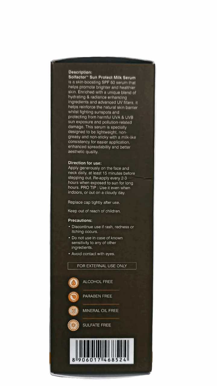 Solfactor Sun Protect Milk Serum SPF 50+ PA++++ 50 ML