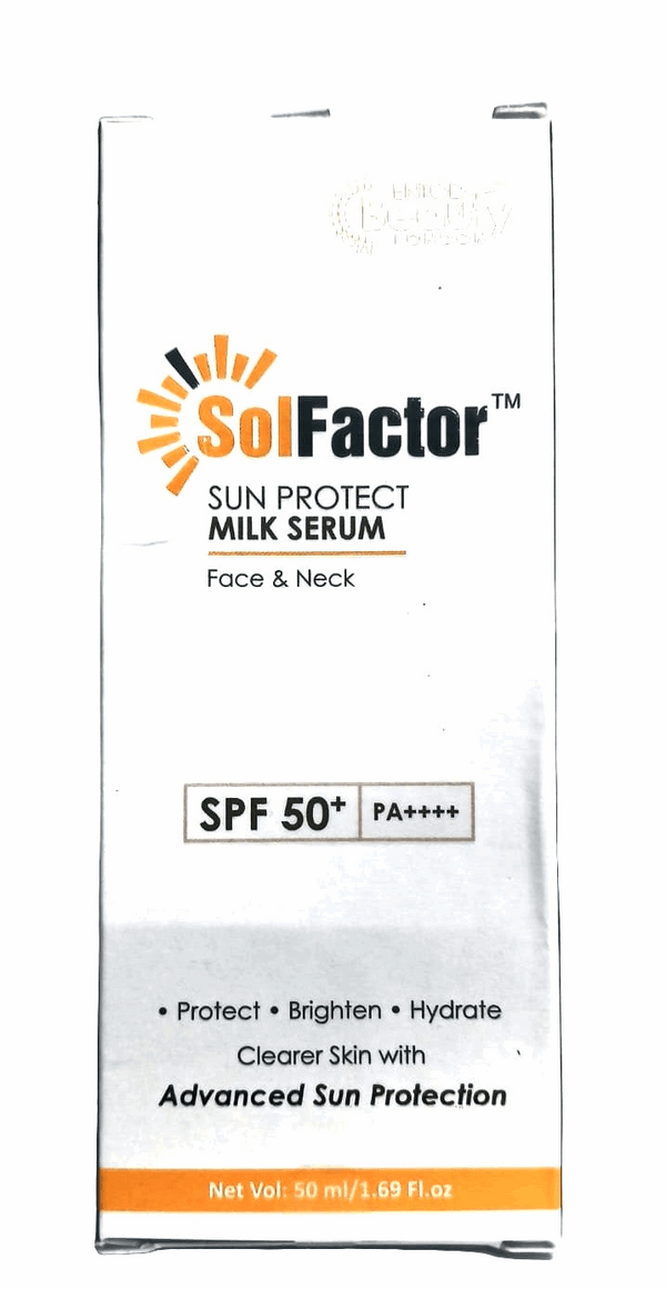 Solfactor Sun Protect Milk Serum SPF 50+ PA++++ 50 ML