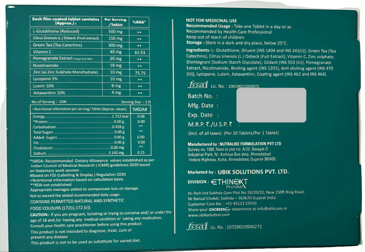 Oscreen Gold Tablets 10Tablets