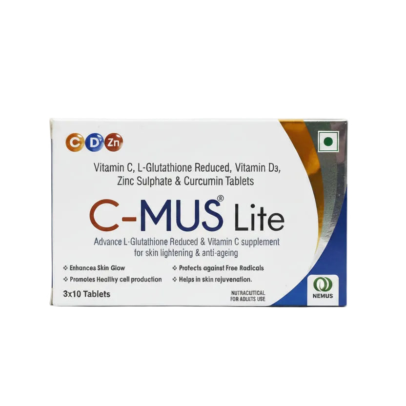 C MUS Lite Antioxidant Glutathione Vitamin C 30s | Buy Online
