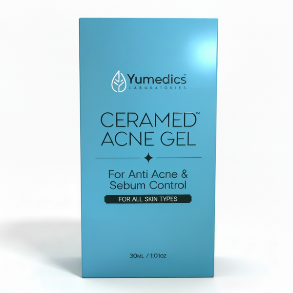 Front view of Ceramed Acne Gel 30g for oily and acne-prone skin