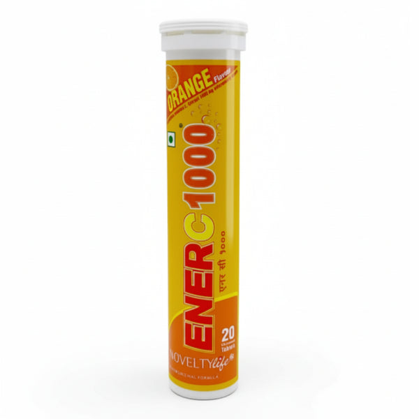 effervescent-tablets-orange.jpg	Front view of Ener-C 1000 Vitamin C effervescent tablets tube.