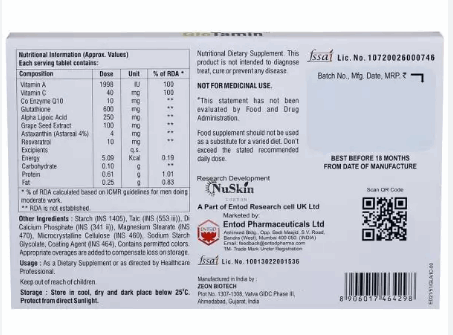 Glotamin Tablet – Pack of 10 Tablets