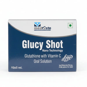Glucy-Shot Glutathione & Vitamin C Oral Solution | 10x5ml