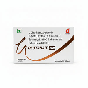Glutanac-250 Antioxidant Tablets | Skin & Vitality Support