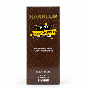 Harklur Cream Hair Dye Brown Ammonia Free 120g