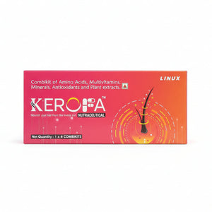 Kerofa Combikit Hair Nutraceutical | Linux Laboratories | 1x4 Pack