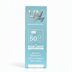 UV Envy Sunscreen Gel SPF 50 | Blue Light Protection | 60g